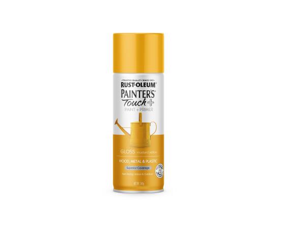 Spray paint PAINTERS TOUCH +  gloss mustard yellow 