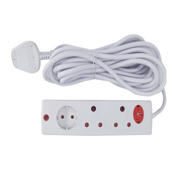 Electricmate 10 Amp Extension Lead With Surge Protection 5M