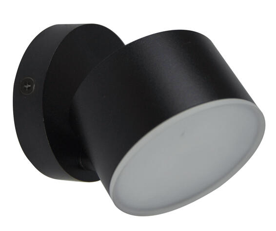 Inspire acrylic wall lamp black warm white
