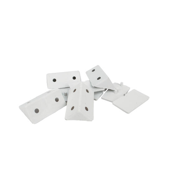 Corner Bracket W/Cover Wht 38X22 100P