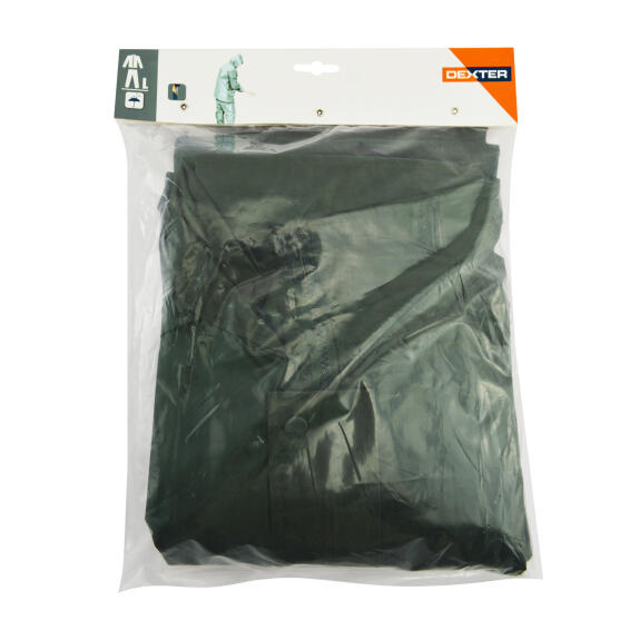 DEXTER 1PC GREEN RAIN SUIT WITH SIZEL