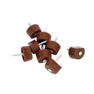 Shelf Support Nail In Plastic Brown 50P