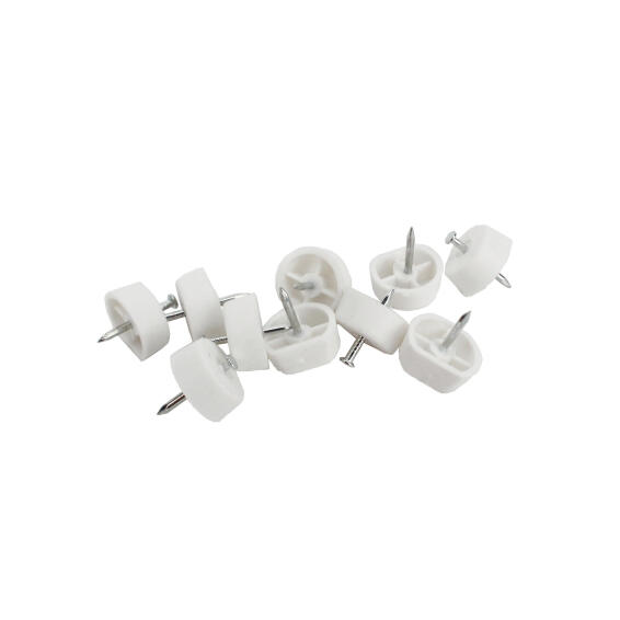 Shelf Support Nail In Plastic White 10P