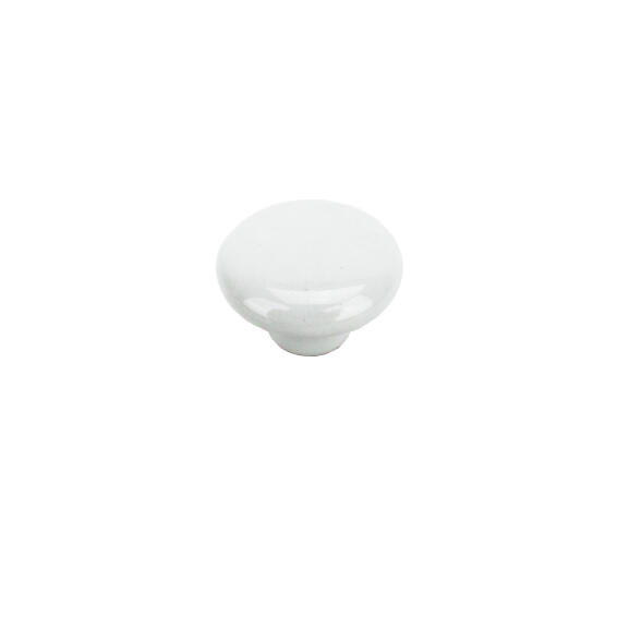 Knob Ceramic/ Porcelain 40Mm White
