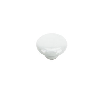 Knob Ceramic/ Porcelain 40Mm White