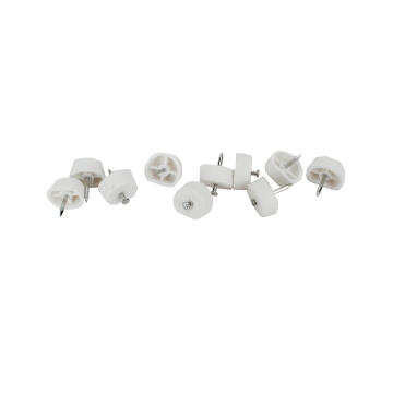 Shelf Support Nail In Plastic White 50P