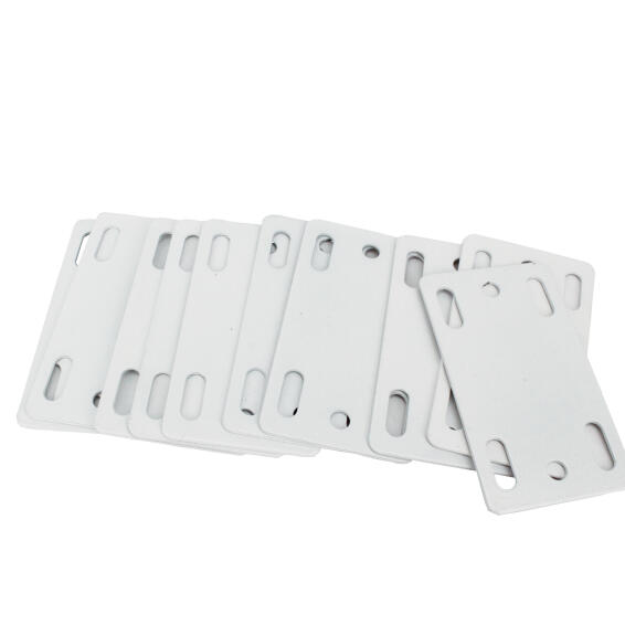 Flat Steel Bracket White 10P