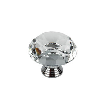 KNOB EDWARDIAN CRYSTAL 32MM CHROME PLTD | LEROY MERLIN South Africa