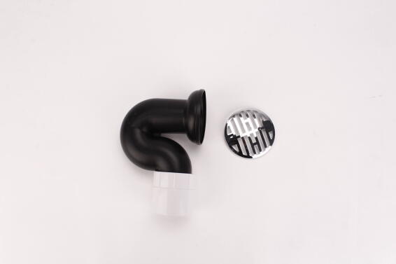 Shower trap PVC Chrome round Gio