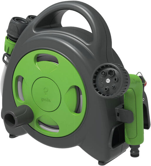 Geolia portable hose reel balcony set 10mm x 10m