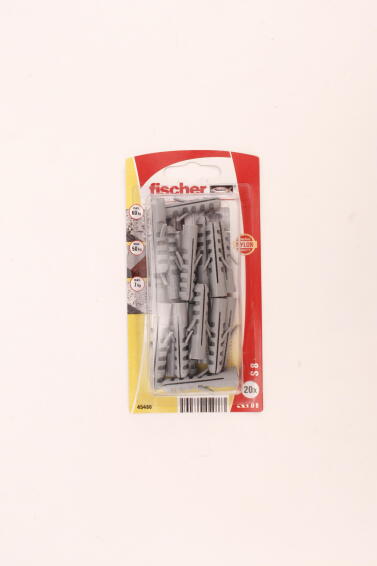 Screw plugs S 8 K nylon FISCHER 20 pack