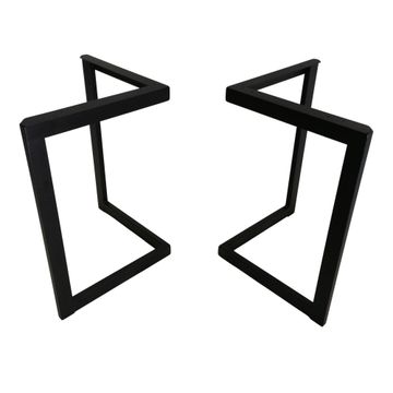 Table Legs Set Alpine Black W700 x H720mm