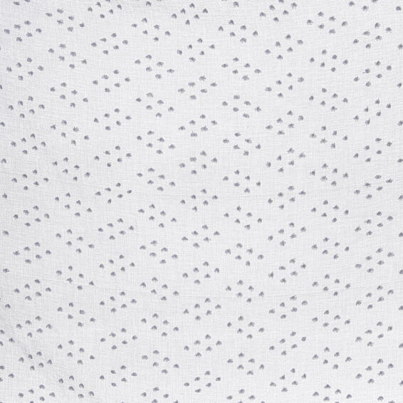 Curtain Sheer Dotty Eyelet Grey 260x225