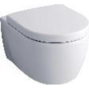 Suspended toilet wall hung WC rimfree ceramic Geberit Icon white 35X33X54CM