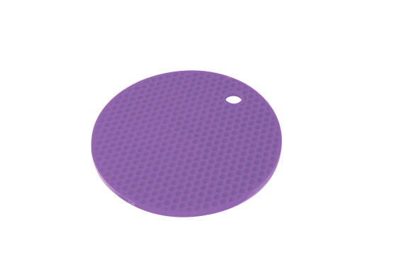 Kitchen Round Lilac Silicone Trivet 17,8 X 0,7Cm