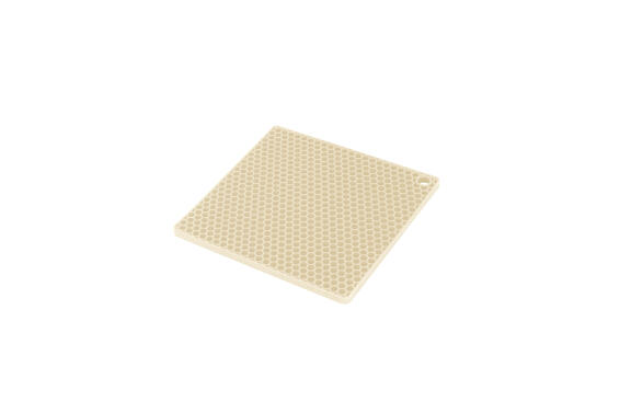 Kitchen Square Ivory Silicone Trivet 17,8 X 0,7Cm