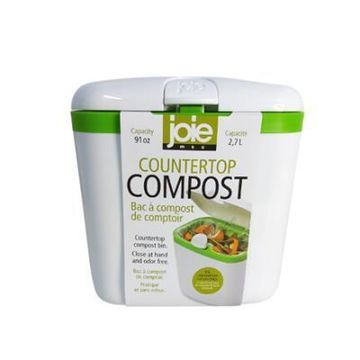 Joie Kitchen Compost Dustbin White 2,7L D18Xh11Cm