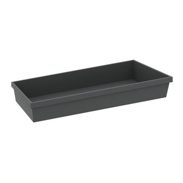 Kitchen Plastic Box For Splashback Rail Or Drawer Dark Grey 45Cmx20Cmx6.7Cm