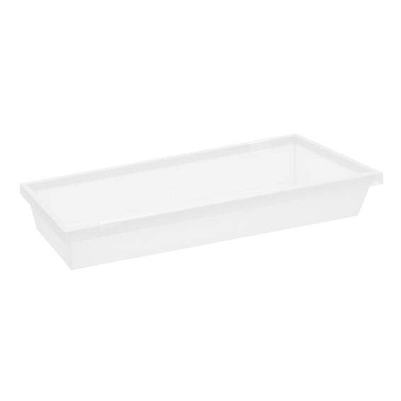 Kitchen Plastic Box For Splashback Rail Or Drawer Translucent 45 X 20X 6.7Cm