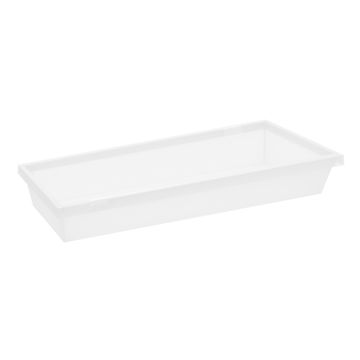 Kitchen Plastic Box For Splashback Rail Or Drawer Translucent 45 X 20X 6.7Cm