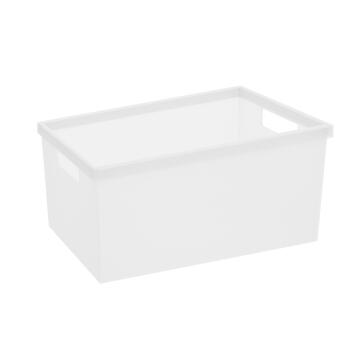 Kitchen Plastic Box For Splashback Rail Or Drawer Translucent 30 X 20 X 14.7Cm