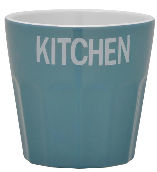 Kitchen Utensils Holder Porcelain Blue Pot