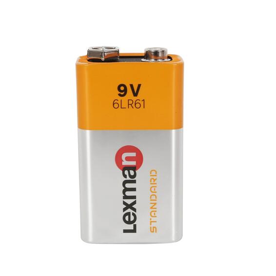 Lexman Alkaline Battery Standard 9V 3 Pack