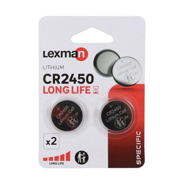 Lexman Lithium Button Battery CR2450 Specific 2 Pack