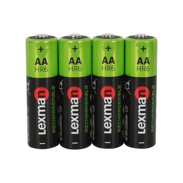Lexman AA Rechargeable Battery HR6 4 Pack