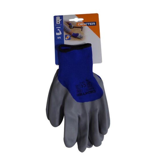DEXTER PAIR NITRILE FORM GLOVES SIZE 8