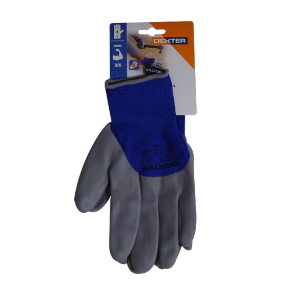 DEXTER PAIR NITRILE FORM GLOVES SIZE 9