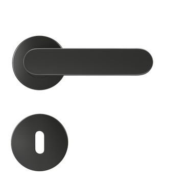 HANDLE ROSE JAVA BLACK PLAIN MAT