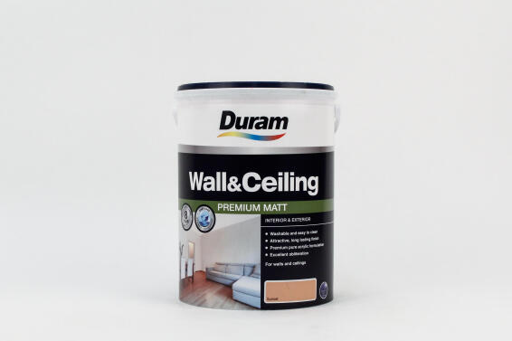 Duram Wall & Ceiling  Universal  Paint Matt Sunset 5L