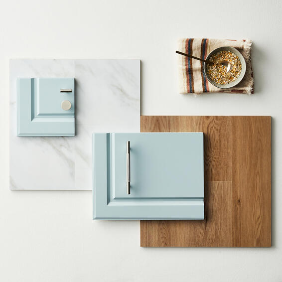 Delinia Kitchen Door Oxford L.Blue L60Cm X H64Cm