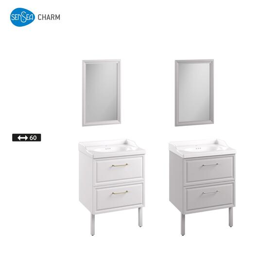 Sensea Charm Mirror Grey W45cmxH70cm