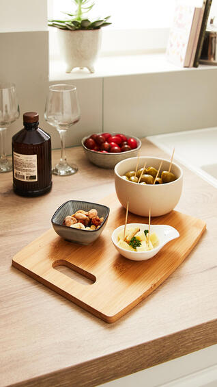Delinia Kitchen Cutting Board Set Of 3 Bamboo 24X33Cm