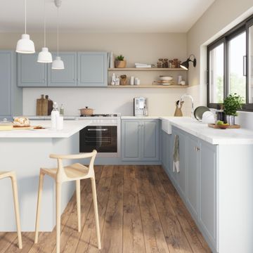 Delinia Kitchen Door Oxford L.Blue L60Cm X H64Cm