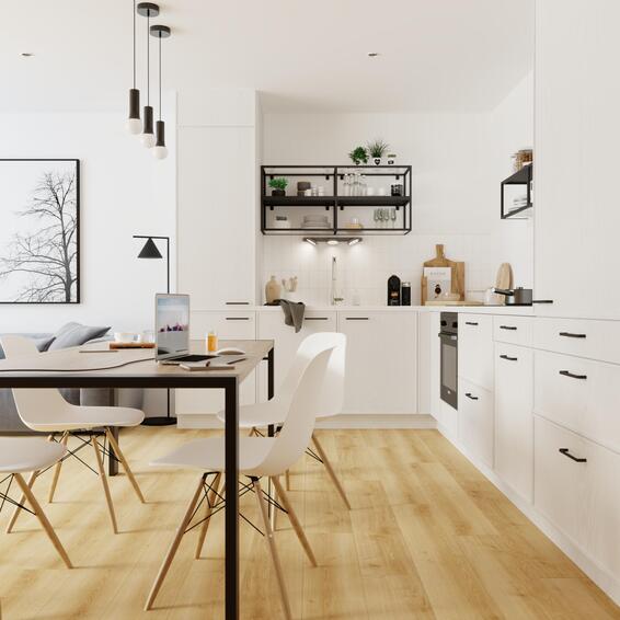 Delinia Kitchen Side Panel Malmo White L37 X H39Cm