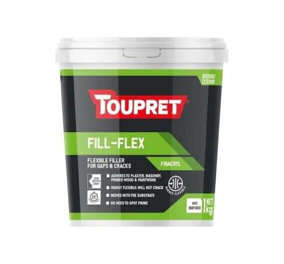 Interior & Exterior crack filler paste fill-flex TOUPRET 1KG