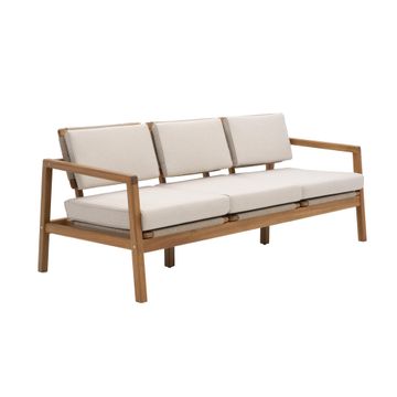 Naterial Oasis Chair FSC Acacia with Rope Back & Seat and Cushion