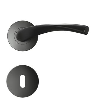 HANDLE ROSE AROSA BLACK PLAIN MAT