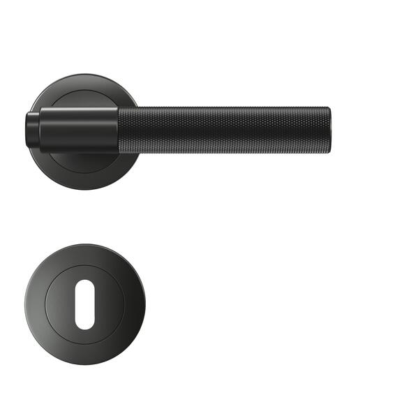 HANDLE ROSE AXEL BLACK PLAIN MAT