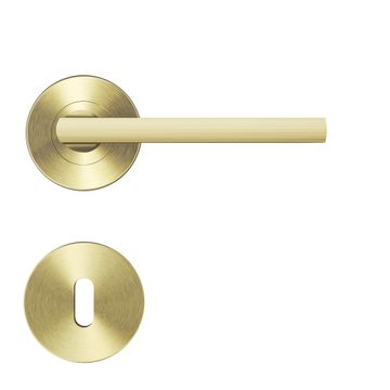 HANDLE ROSE LEE BRASS BRUSHED MAT