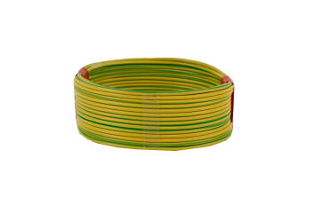 House wire green & yellow 1.5mm x 10m