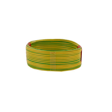 House wire green & yellow 1.5mm x 10m