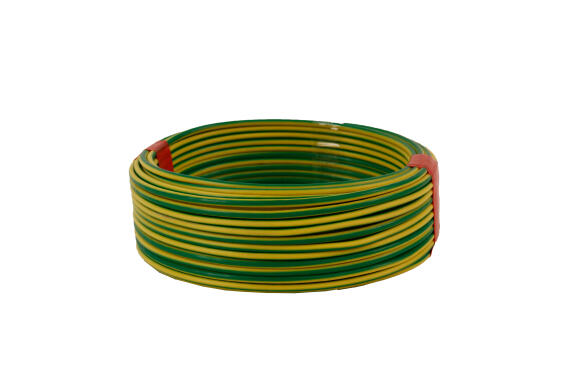 House wire green & yellow 1.5mm x 20m