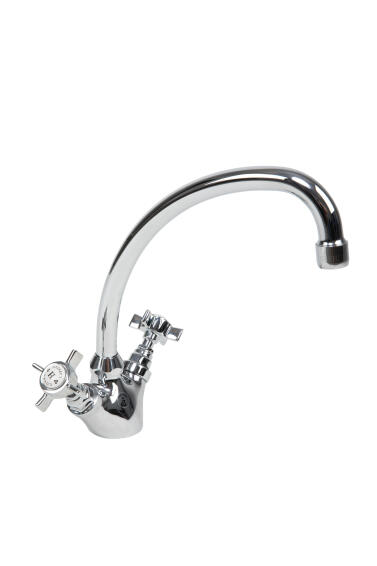 Kitchen tap conventional mixer COBRA Capstan C-296 chrome