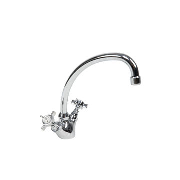 Kitchen tap conventional mixer COBRA Capstan C-296 chrome