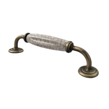 HANDLE VICTORIA 128MM ANTIQUE BRASS