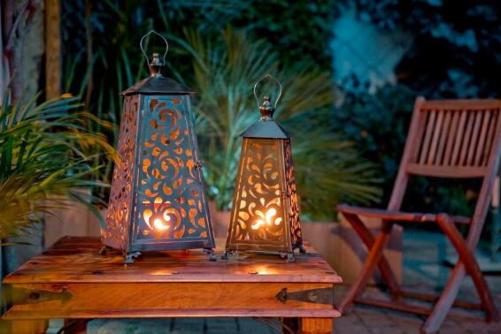 Marocco Metal Lamp 0,26 X 0,26 X 0,55 m